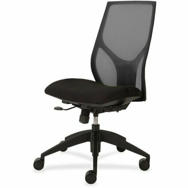9To5 Seating Task Chair, Simple Synchro, Armless, 25inx26inx39in-46in, BK/Onyx NTF1460Y100M101